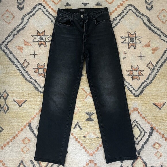 BDG Urban Outfitters Gray Black Cowboy Stretch Straight Leg Denim Jeans - 27 - Picture 1 of 9